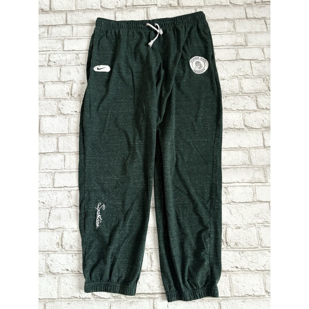 Nike Michigan State Spartans Women's L Green‎ College Joggers FN8222-397